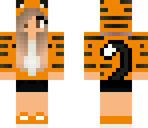 tiger or cat girl