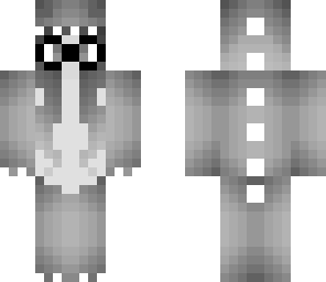 black and white