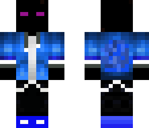 cool endermanboy with grey headphones