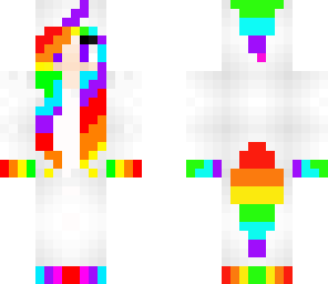 rainbow unicorn sute