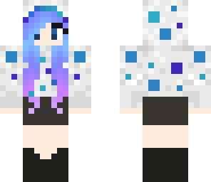 colorful hair cake girl