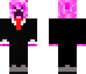 pink creeper in a suit