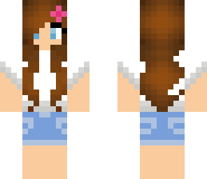 simplicity girl with flower