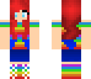 rainbow girl