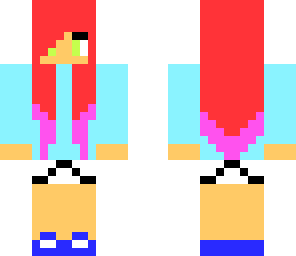 pink haired girl xd