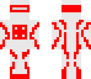 red battle cyborg