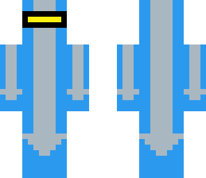 blue arrow man