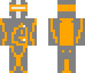 orange battle cyborg