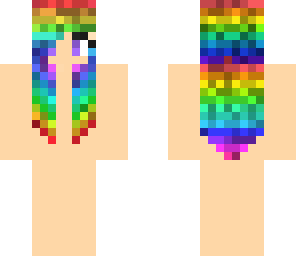 rainbow hair base