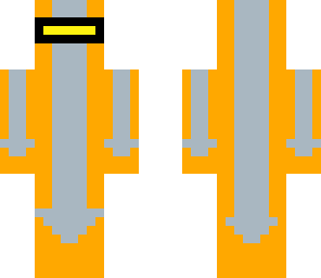 orange arrow man