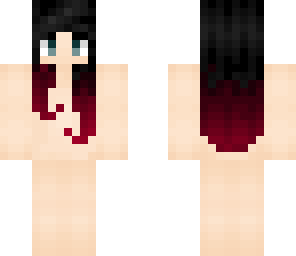 black to red hair base