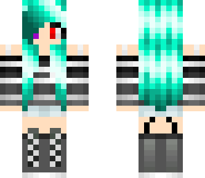 gothic girl with electric hair second version