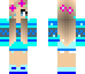blue girl