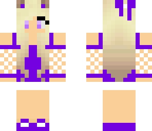 cute purple girl
