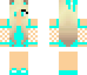 cute blue girl