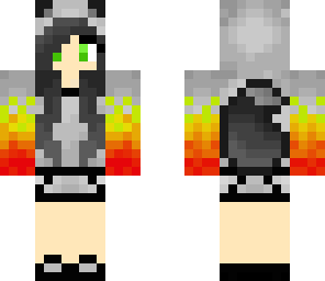 fire bender wolf girl