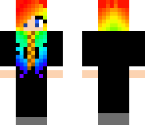 rainbow hair bodil40 girl