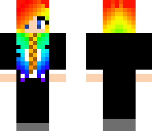 rainbow hair bodil40 girl