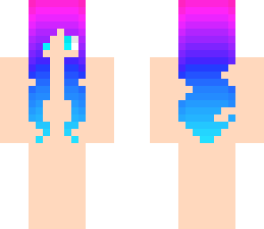 neon rainbow hair base