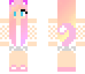 pink cat girl