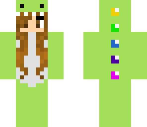 light green dino onesie