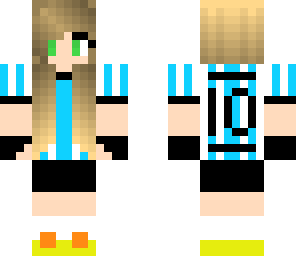 chica camiseta argentina