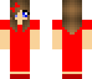 red prom girl