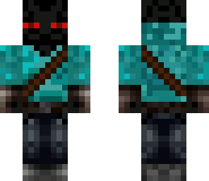awesome enderman in a blue hoodie