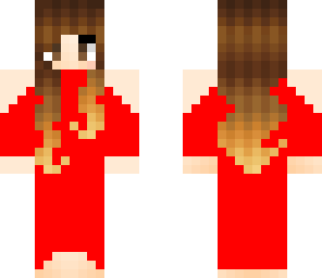 red dress