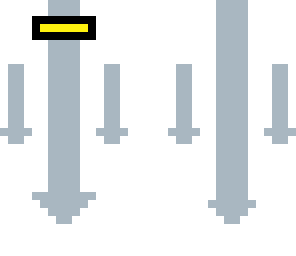 white arrow man