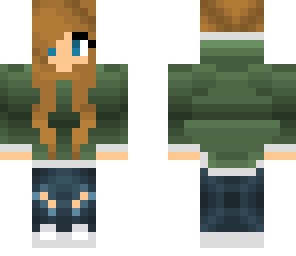 green sweater girl