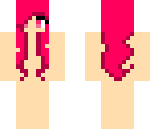 skin start pink hair