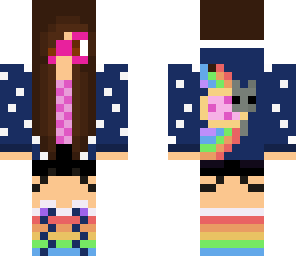 nyan cat nerd girl