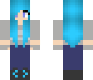 blue girl dj