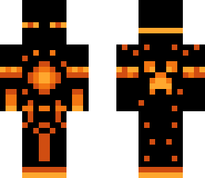 tron enderman orange