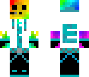 white jacked rainbow slime