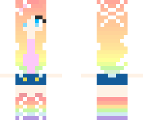 rainbow music girl