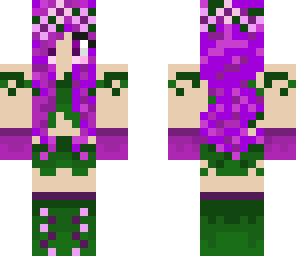 purple nature girl