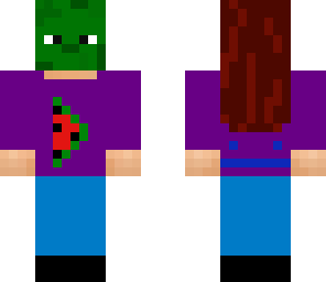 girl with zombie mask