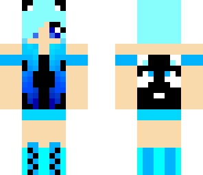 blue panda