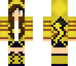 edited pikachu girl
