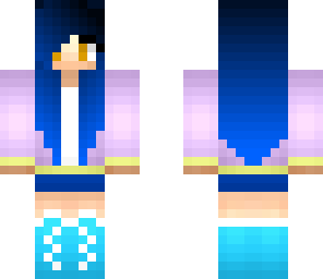 blue hair girl
