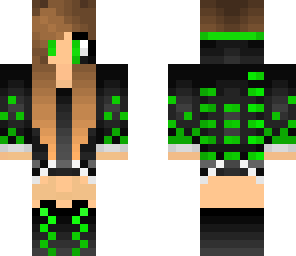 green gamer girl