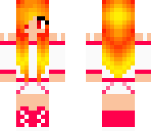 pink fire girl