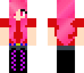 pink hair girl