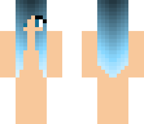 blue hair skin base