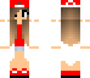 red tomboy girl