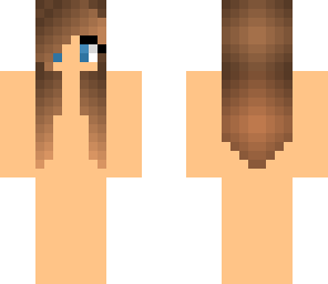 brown haired girl skin base