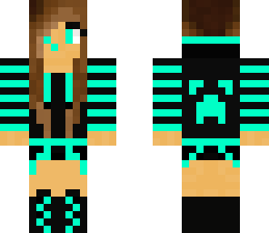 light blue gamergirl