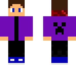 purple person